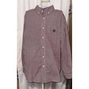 NEW WITH TAGS Men Chaps Plaid Long Sleeve Big Men size XL TALL Long Sleeve Top l